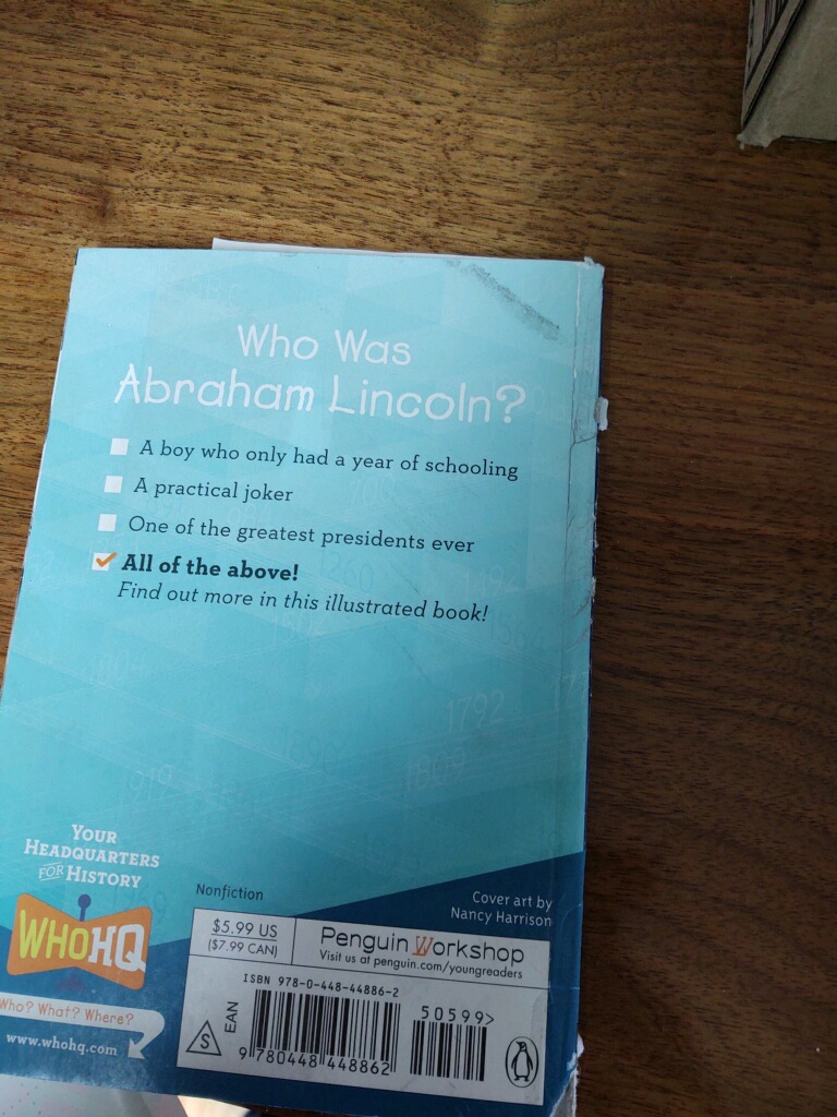 Who Was Abraham Lincoln? customer photo 1