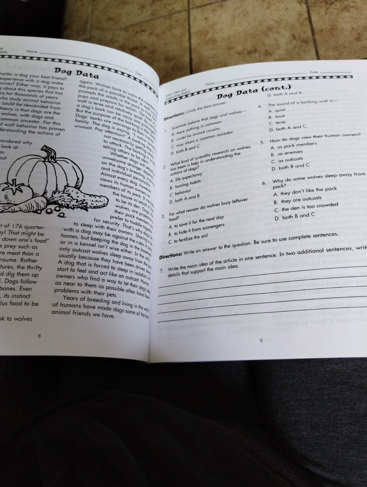 Carson Dellosa The 100 Series Reading Comprehension 7th Grade and 8th Grade Workbook, Nonfiction and Fiction Passages, Poetry, Reproducible Activities, Classroom or Homeschool Curriculum (Volume 22) customer photo 2