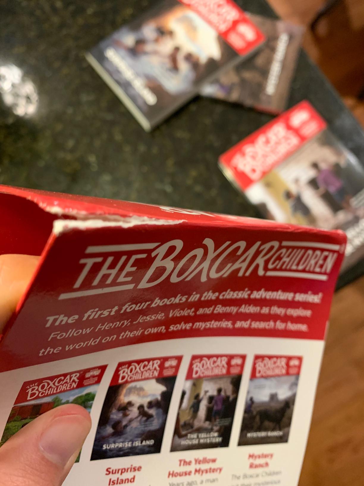 The Boxcar Children Mysteries Boxed Set 1-4: The Boxcar Children; Surprise Island; The Yellow House; Mystery Ranch customer photo 2