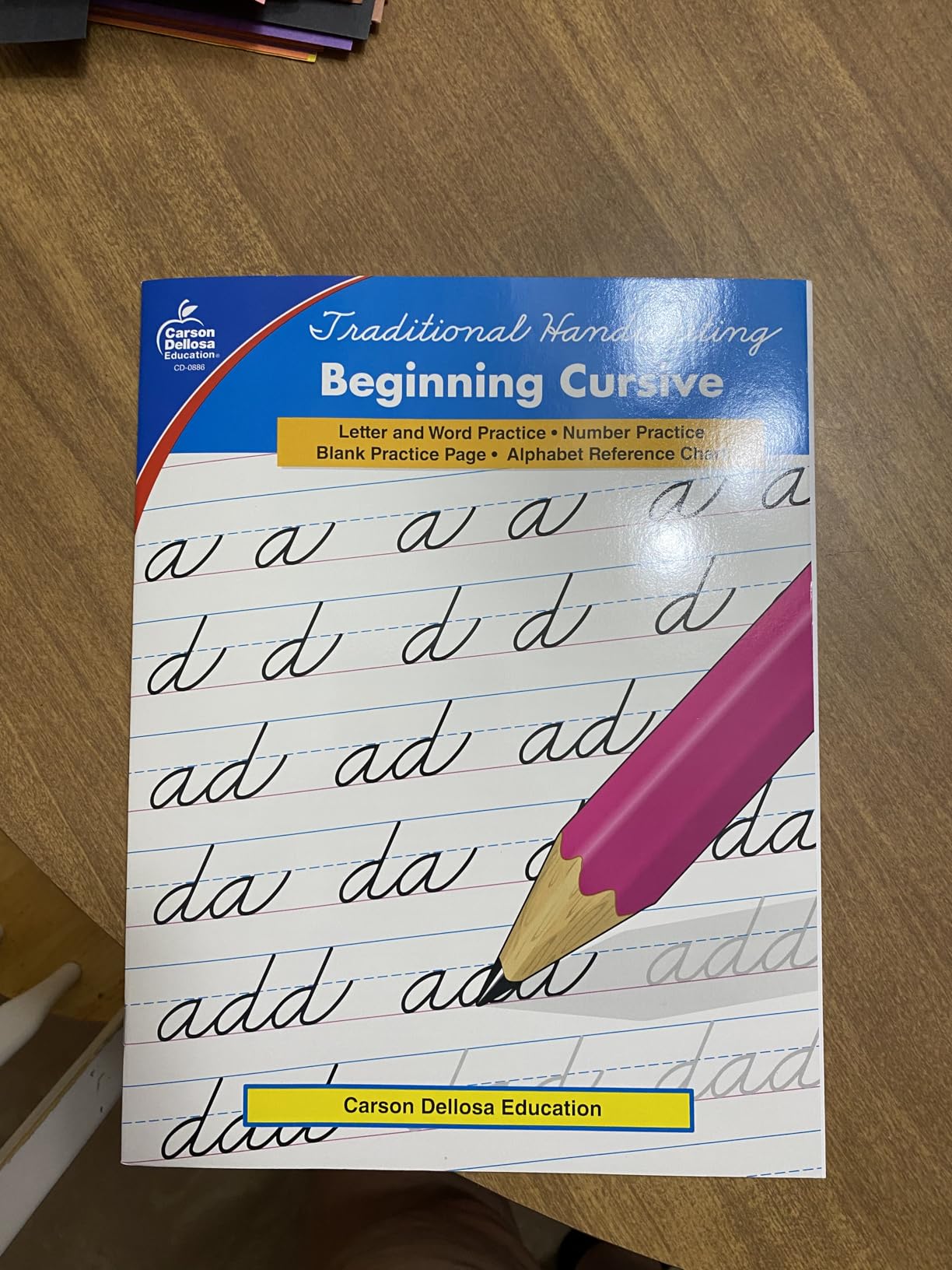 Carson Dellosa Beginning Cursive Handwriting Workbook, Traditional Writing Book With Number and Letter Tracing and Sight Words Practice, Classroom or Homeschool Curriculum customer photo 2
