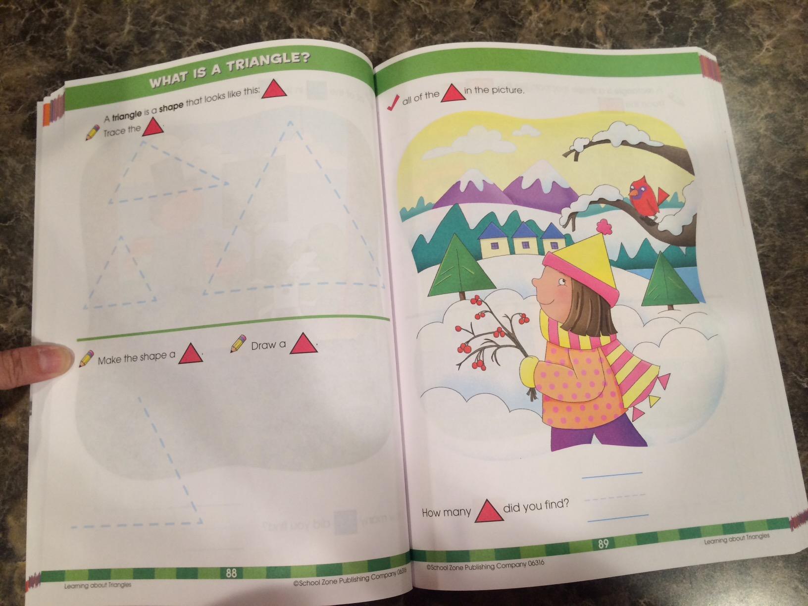 School Zone Big Kindergarten Workbook: 320 Pages, Early Reading and Writing, Numbers 0-20, Basic Math, Matching, Story Order, Ages 5 to 6 customer photo 2