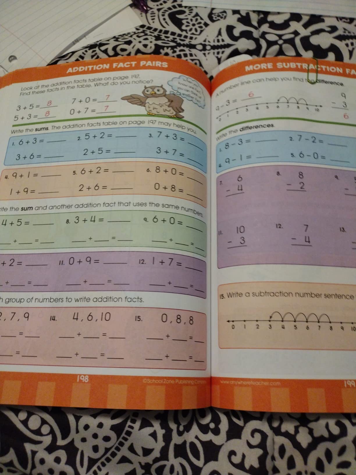 School Zone Big First Grade Workbook: 320 Pages, 1st Grade, Reading Comprehension, Phonics, Spelling, Vocabulary, Basic Math, Time, Money, Fractions, Ages 6 to 7 customer photo 1
