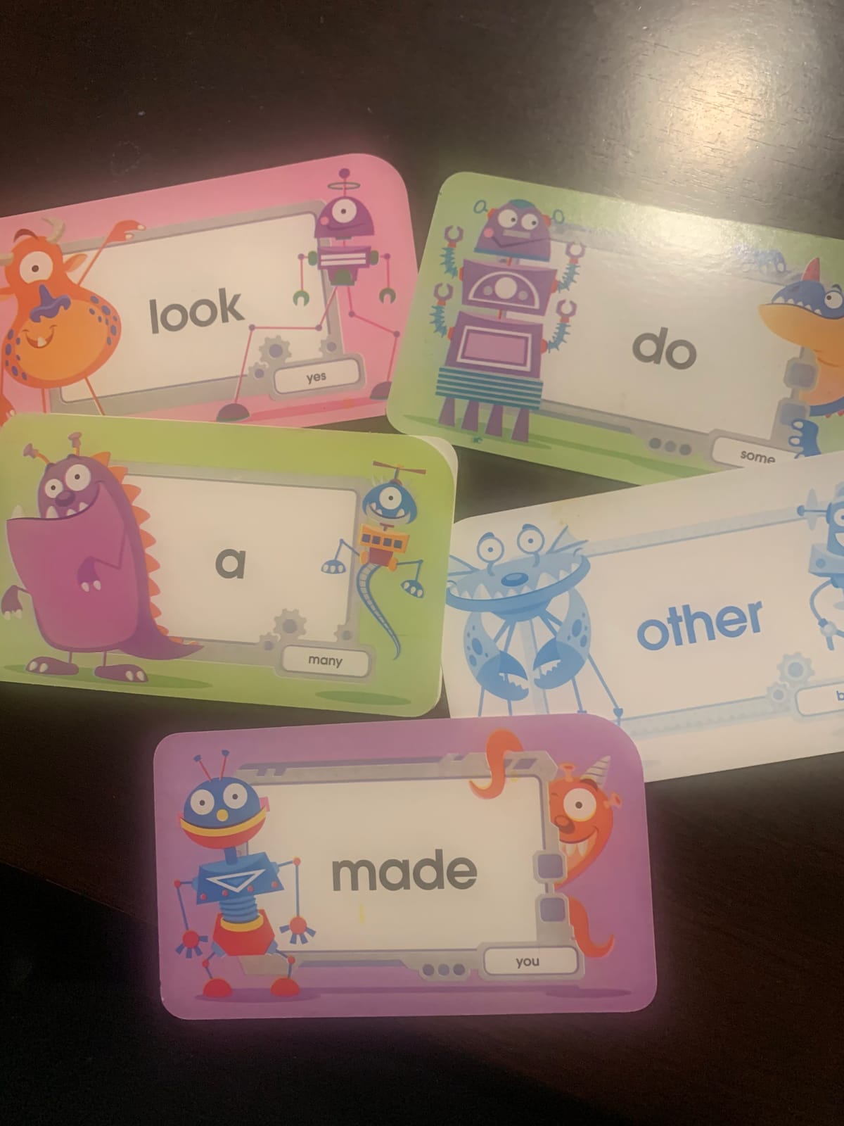 School Zone Sight Words Flash Cards: 56 Cards, Kindergarten, 1st Grade, Phonics, Beginning Reading, Sight Reading, Early-Reading Words, Ages 5+ customer photo 2