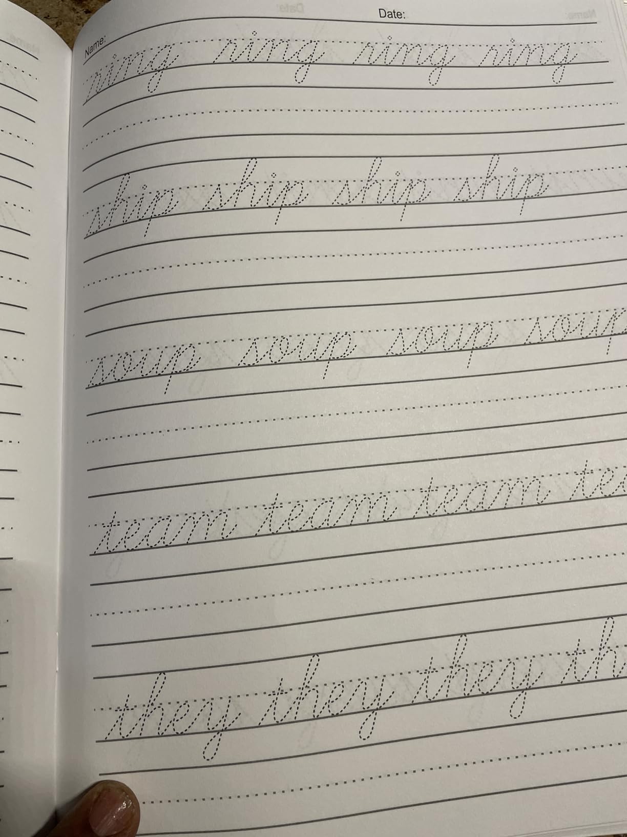 Cursive Handwriting Workbook For Kids: Cursive for beginners workbook. Cursive letter tracing book. Cursive writing practice book to learn writing in cursive (Beginning Cursive Handwriting Workbooks) customer photo 2