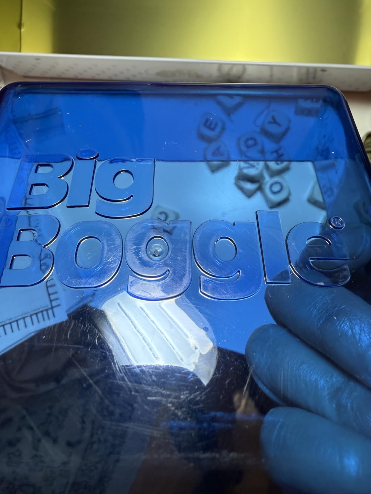 Big Boggle, with 5x5 Grid and 25 Letter Cubes, by Winning Moves Games USA | Thought Provoking Word Game, Bigger Than Original, 2 or More Players, Ages 8+ customer photo 1