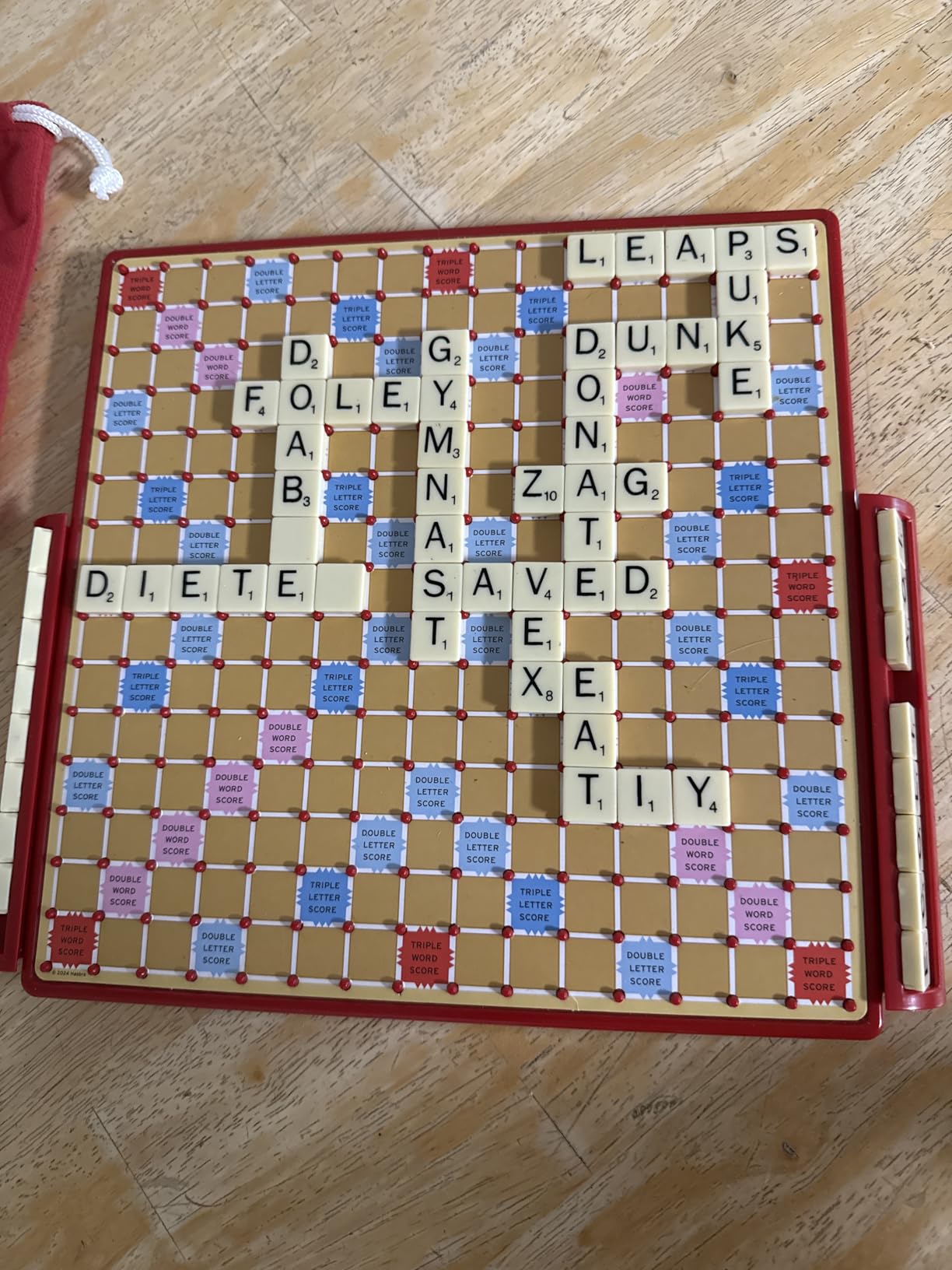 Tile Lock Scrabble Classic Word Game | Premium Quality Letter Tiles with Tile Lock Board | Family Board Game for 2-4 Players Ages 8+ customer photo 2