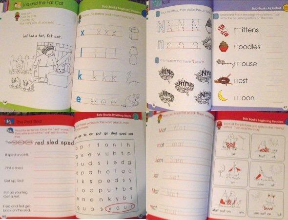 Bob Books - Beginning Readers Workbook | Phonics, Alphabet, Writing Practice, Stickers, Ages 3 and up, Pre-K, Kindergarten (Stage 1: Starting to Read) customer photo 2