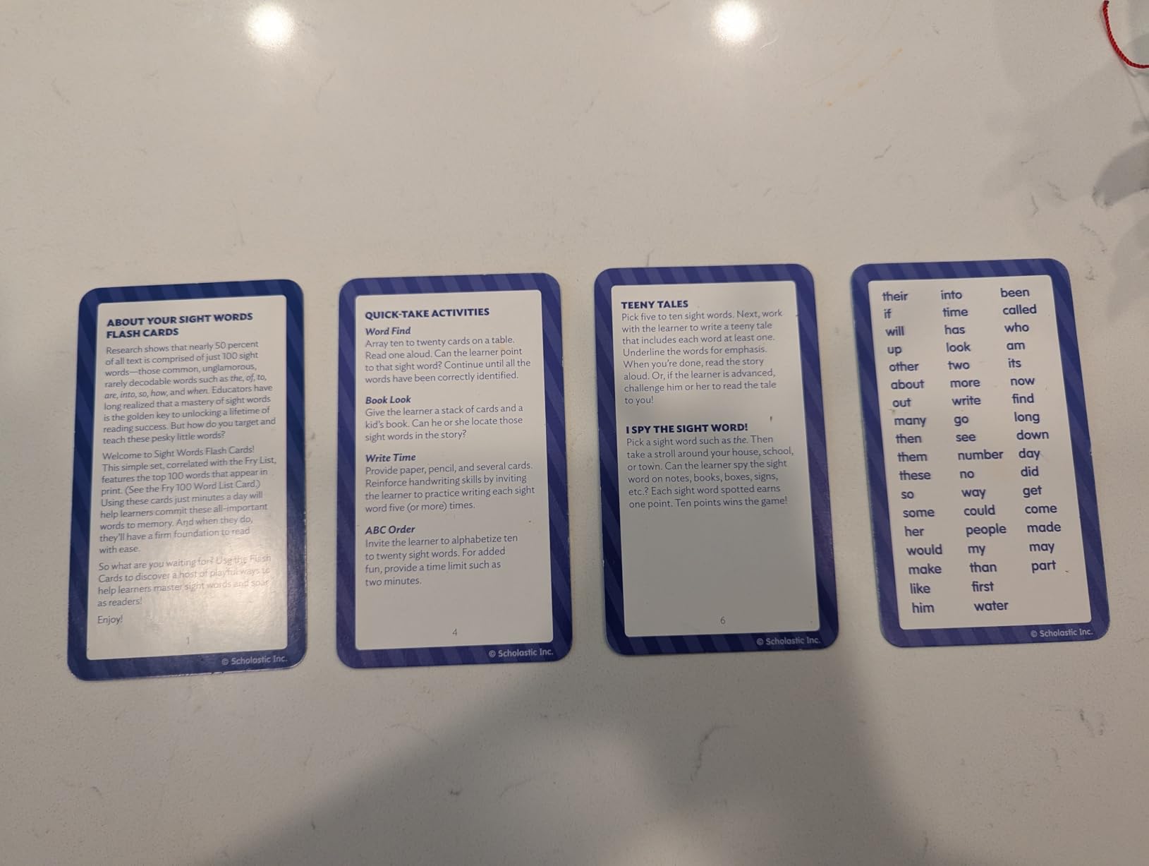Scholastic Flash Cards: Sight Words customer photo 2