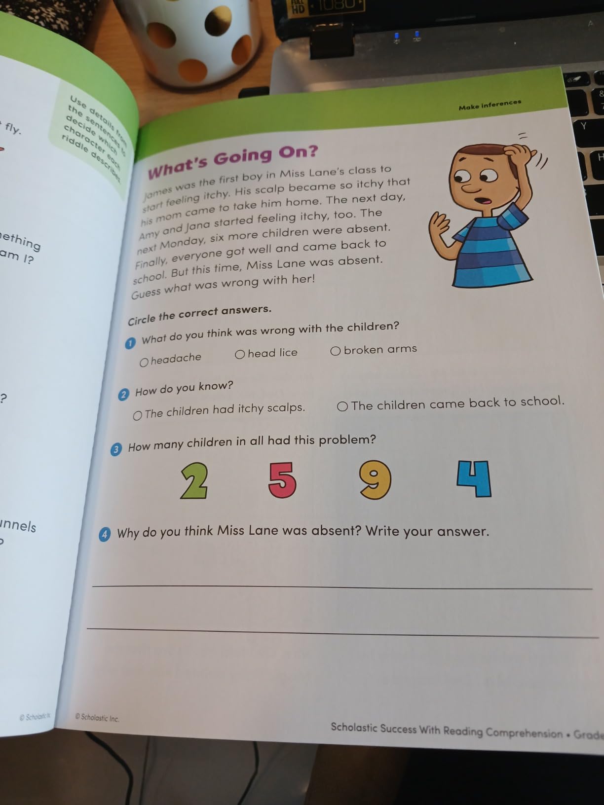 Scholastic Success with Reading Comprehension Grade 1 Workbook customer photo 1