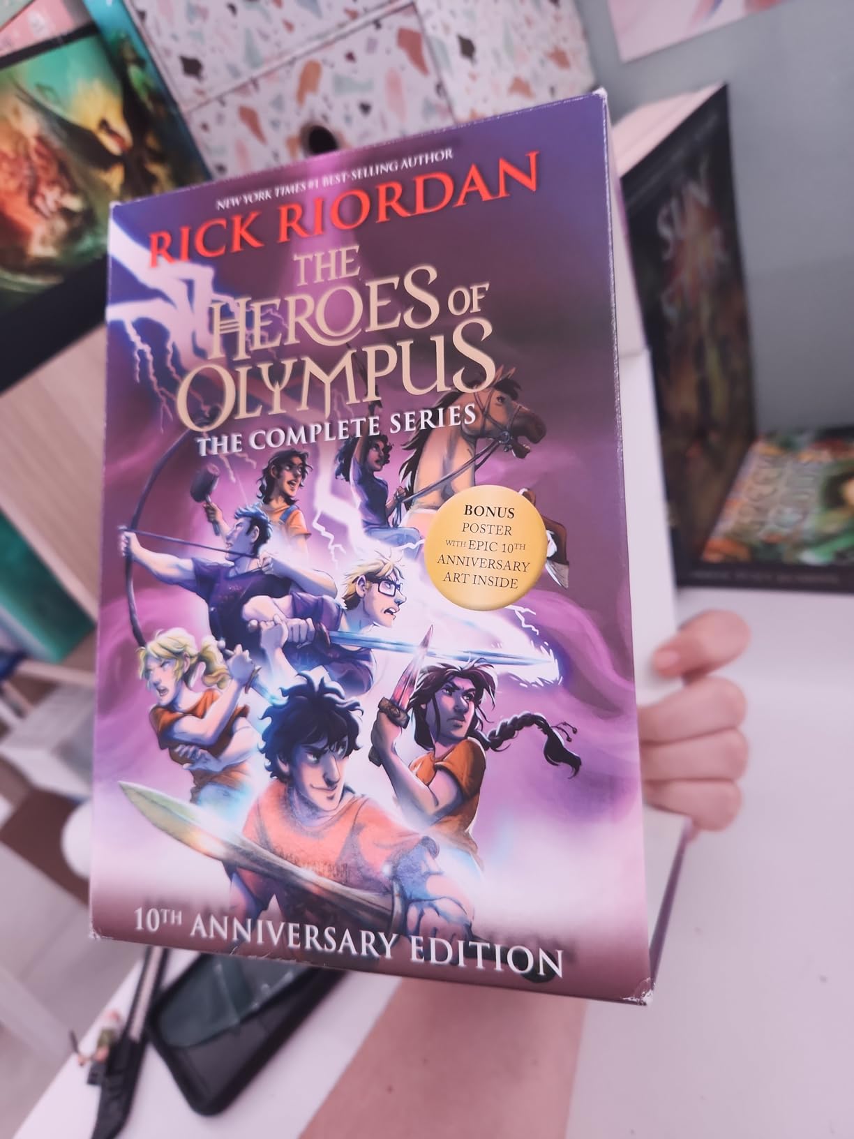 Heroes of Olympus Paperback Boxed Set, The-10th Anniversary Edition customer photo 2