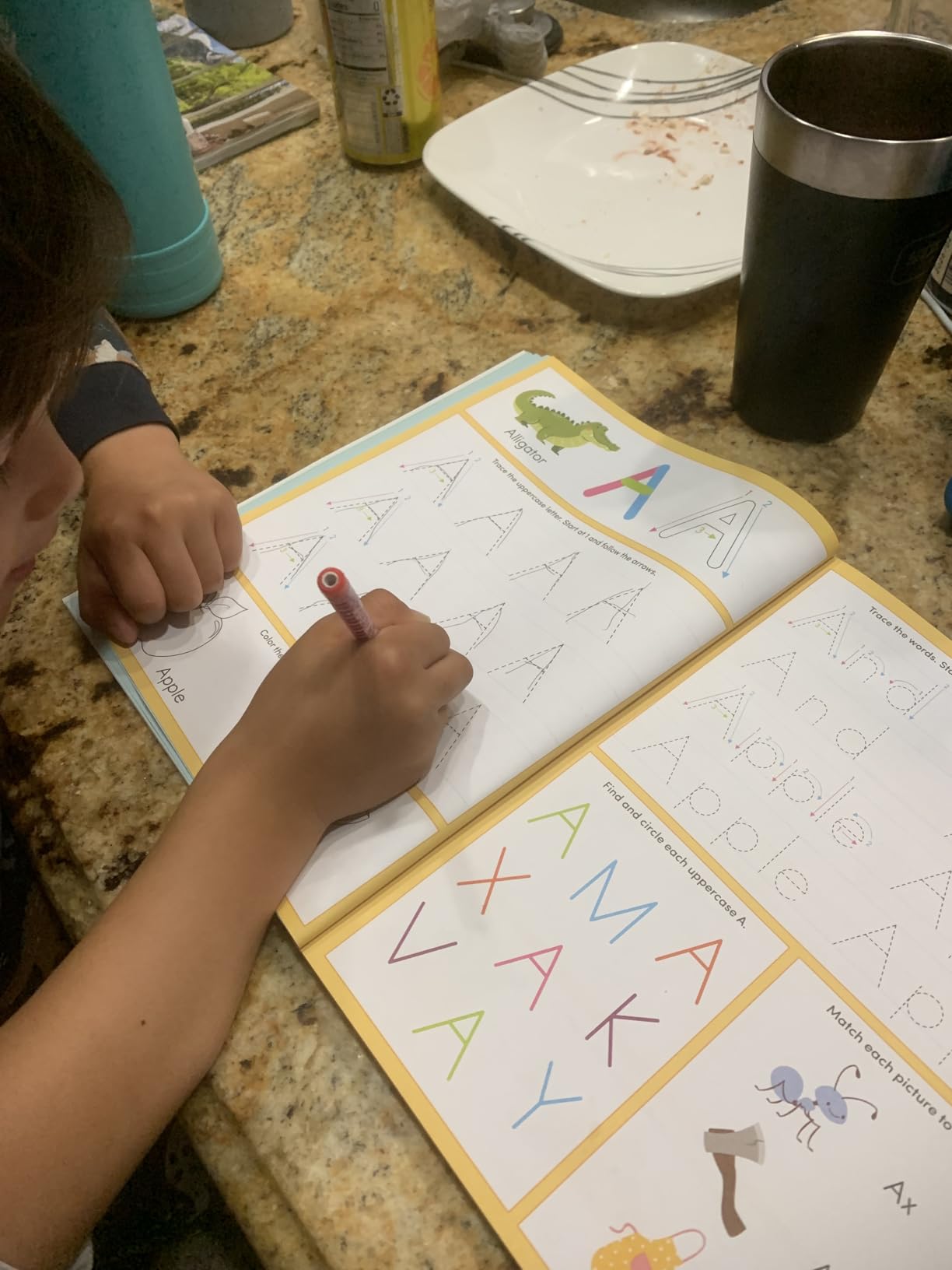 Big Handwriting Practice Workbook for Kids: Pen Control, Letter Tracing, Writing Activities, and More! customer photo 1