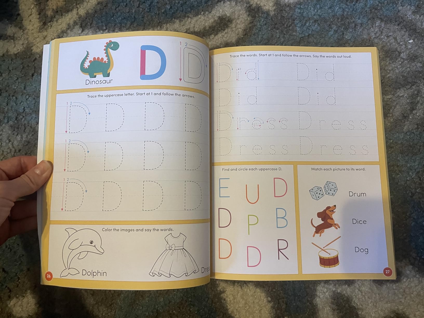 Big Handwriting Practice Workbook for Kids: Pen Control, Letter Tracing, Writing Activities, and More! customer photo 2