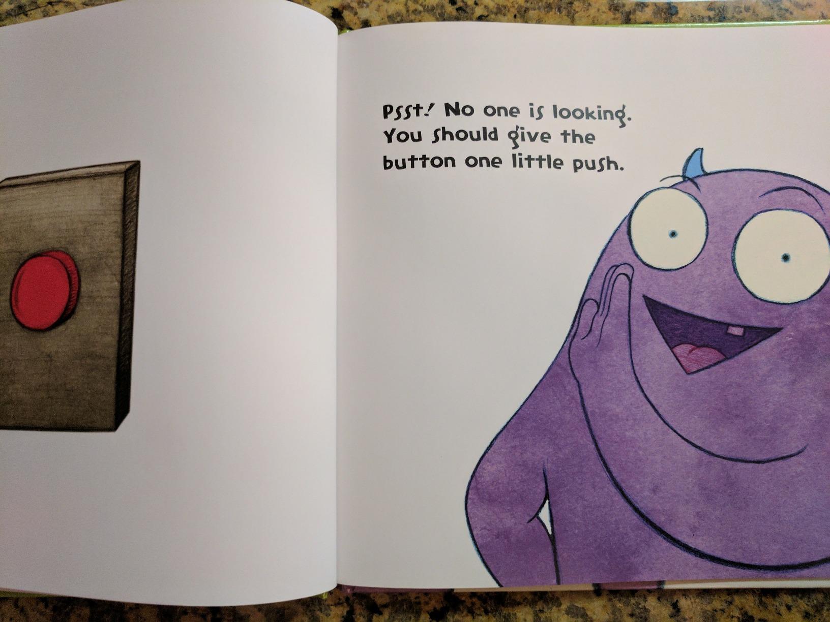 Don't Push the Button!: A Funny Interactive Book For Kids customer photo 1