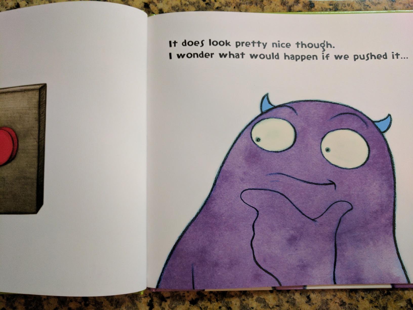 Don't Push the Button!: A Funny Interactive Book For Kids customer photo 2
