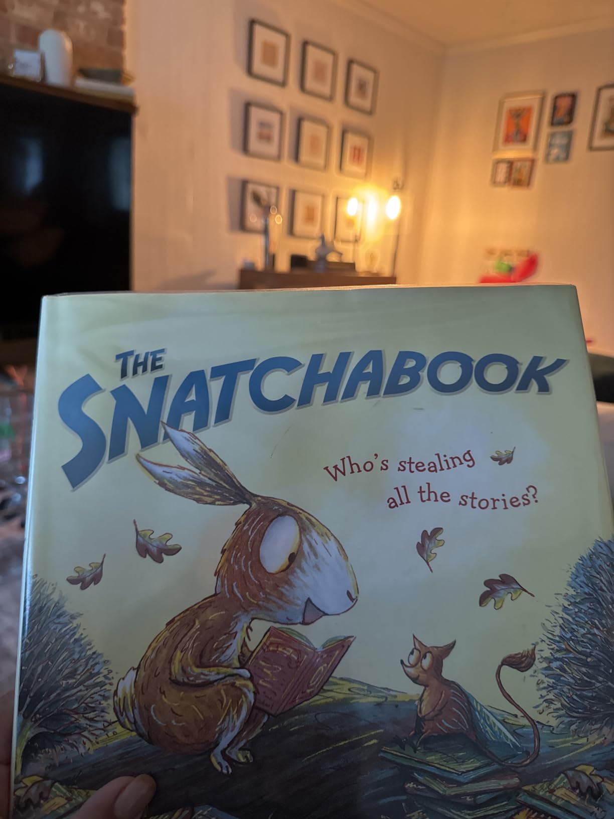 The Snatchabook: A Funny Rhyming Read Aloud Bedtime Story For Kids customer photo 1