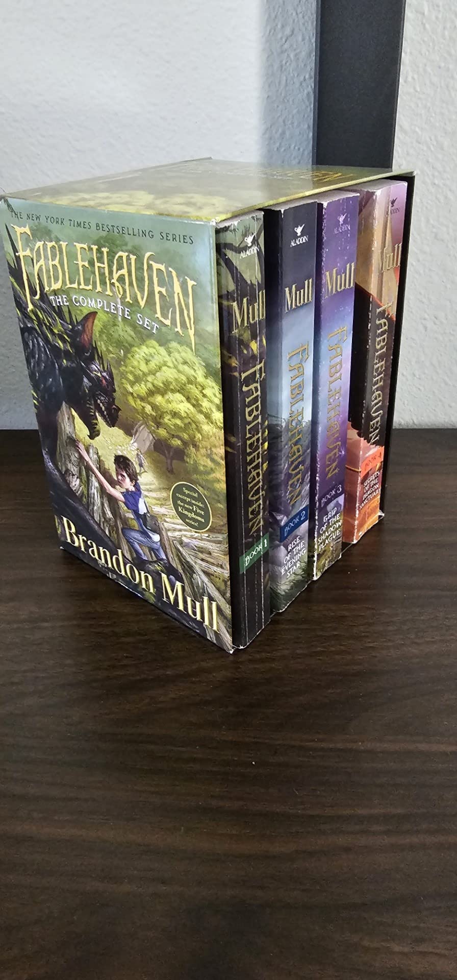 Fablehaven Complete Set (Boxed Set): Fablehaven; Rise of the Evening Star; Grip of the Shadow Plague; Secrets of the Dragon Sanctuary; Keys to the Demon Prison customer photo 2
