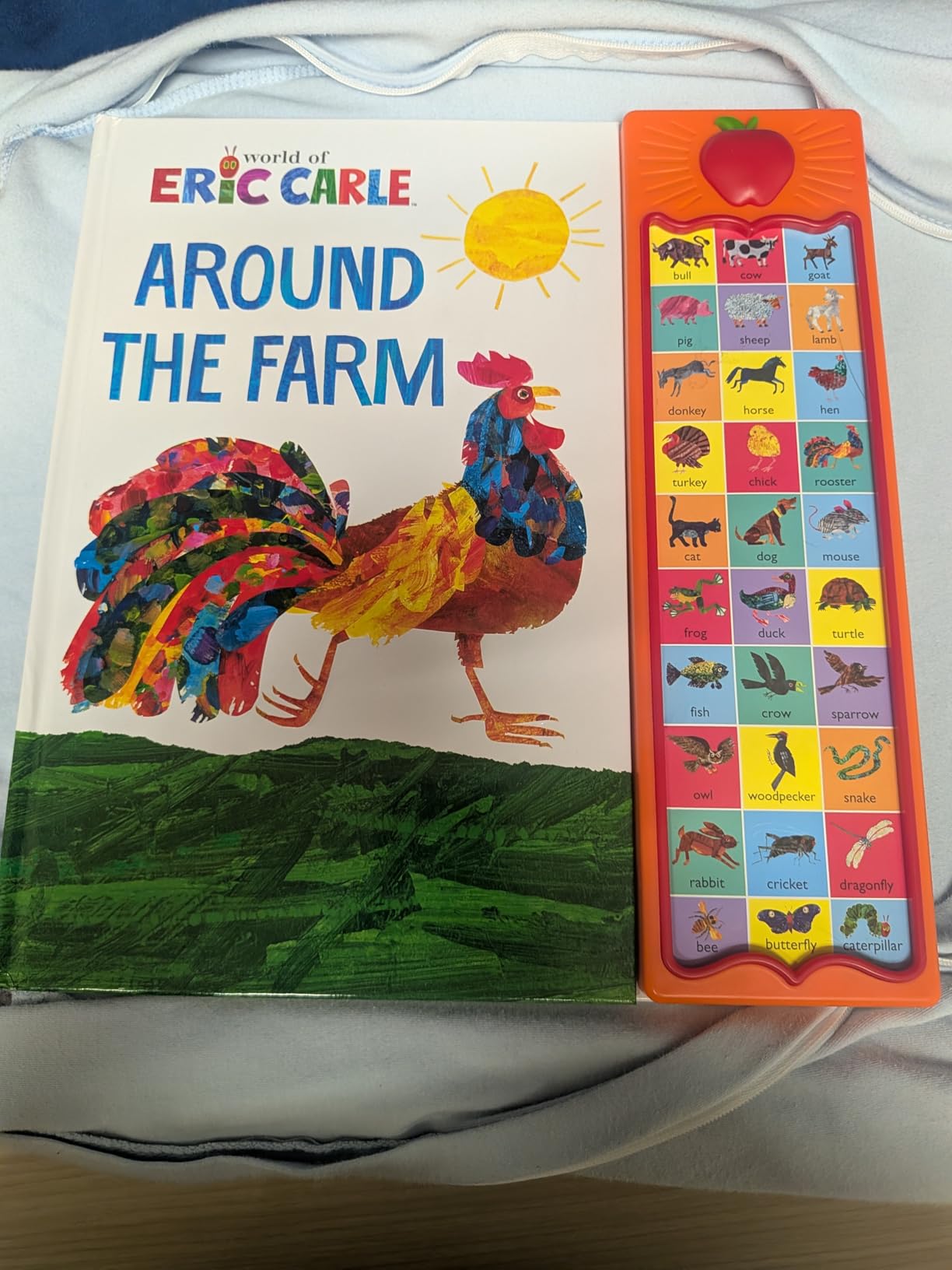 World of Eric Carle, Around the Farm 30-Button Animal Sound Book - Great for First Words - PI Kids customer photo 1