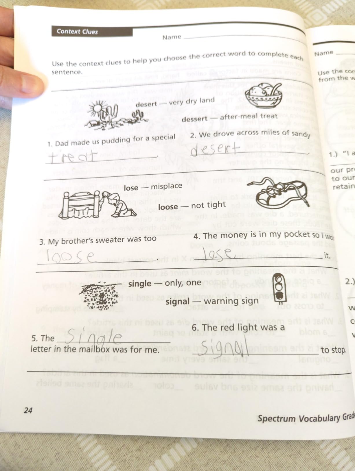 Spectrum Grade 4 Vocabulary Workbook, 4th Grade Vocabulary Covering Word Relationships, Sensory Language, Roots and Affixes, and Reading Comprehension Context Clues, Classroom or Homeschool Curriculum customer photo 1