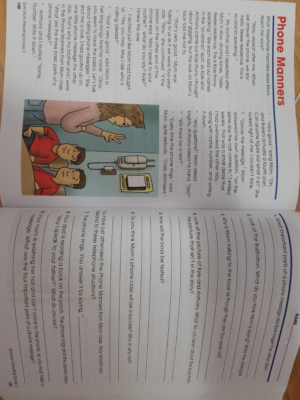 Spectrum Reading 3rd Grade Workbooks, Activity Book Covering Nonfiction and Fiction Passages, Story Structure, Identifying Main and Key Ideas, and more, Classroom or Homeschool Curriculum customer photo 2