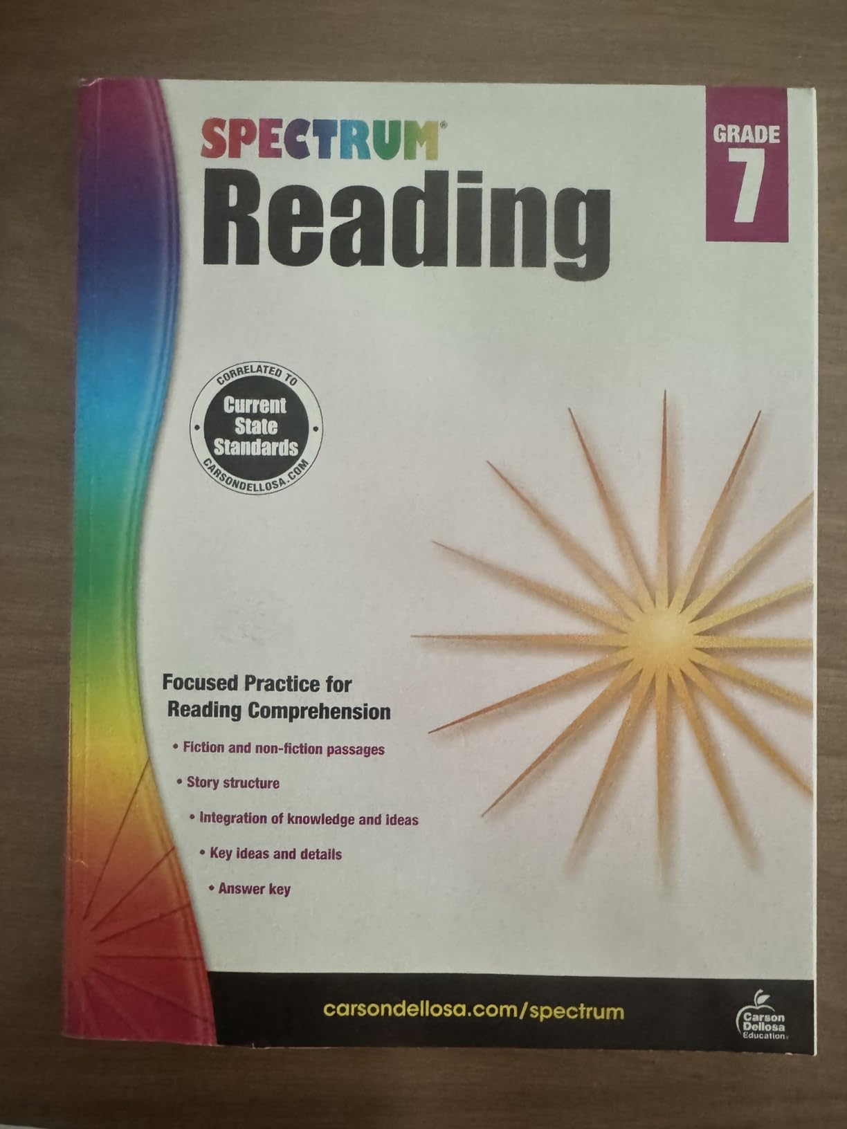 Spectrum Grade 7 Reading Comprehension Workbook, Middle School Activity Book Covering Nonfiction and Fiction Passages, Story Structure, and more, Classroom or Homeschool Curriculum customer photo 2