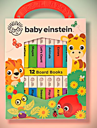 Baby Einstein - My First Library Board Book Block 12-Book Set - First Words, Alphabet, Numbers, and More! - PI Kids customer photo 1