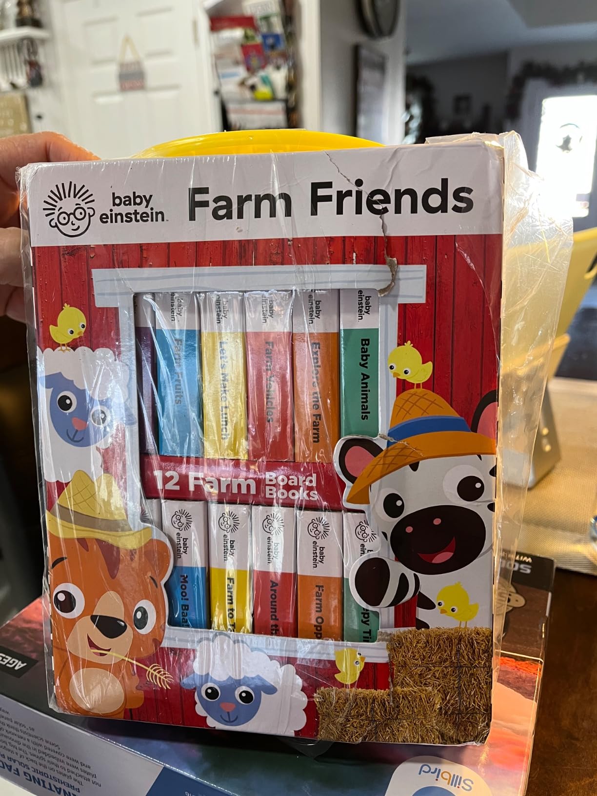 Baby Einstein - Farm Animals My First Library 12 Board Book Set - First Words, Opposites, and More Baby Books - PI Kids customer photo 1
