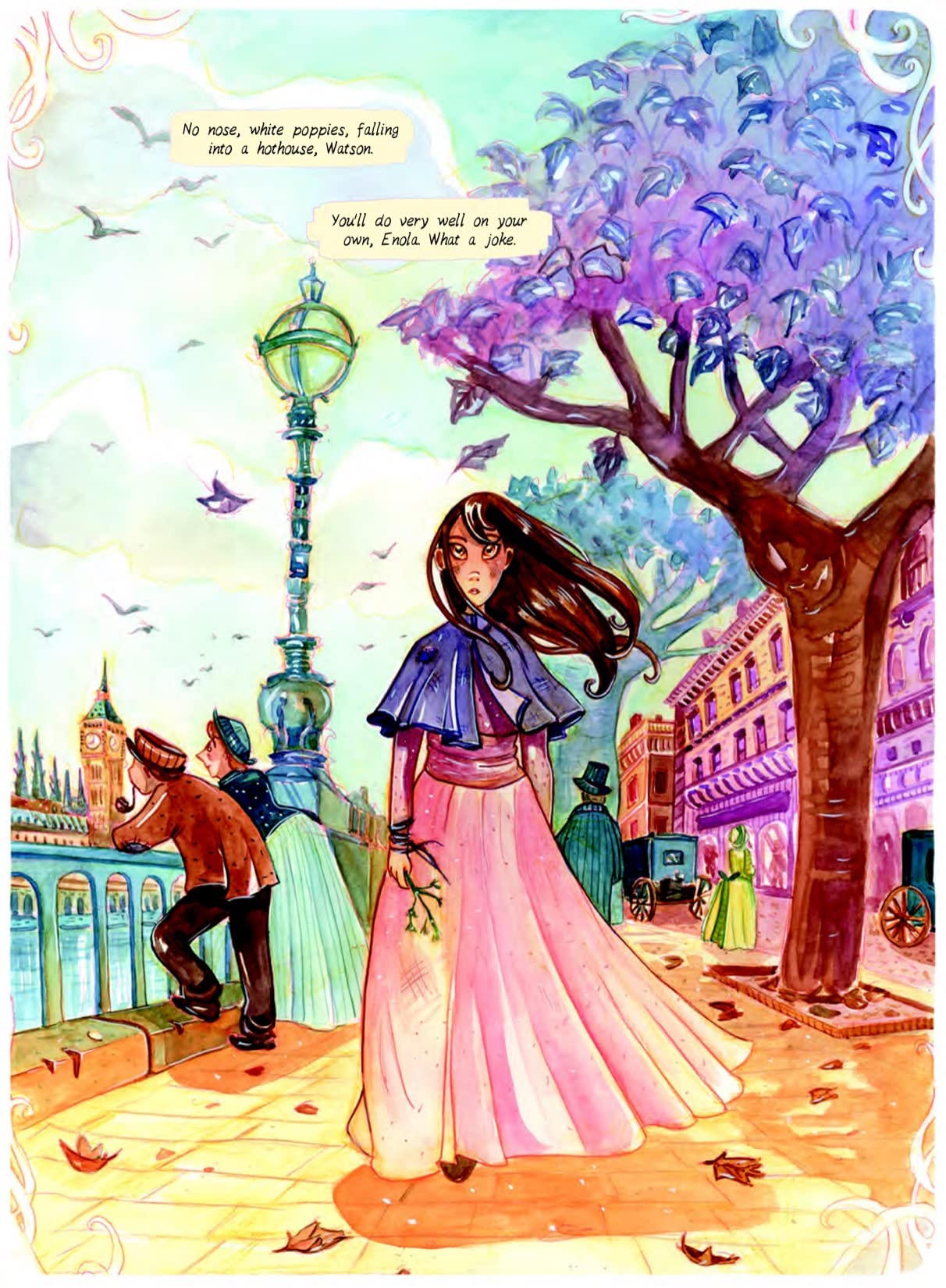 Enola Holmes: The Graphic Novels: The Case of the Missing Marquess, The Case of the Left-Handed Lady, and The Case of the Bizarre Bouquets (Volume 1) customer photo 2