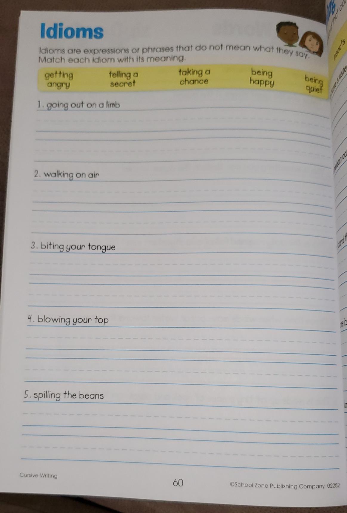 School Zone Cursive Writing Workbook: 64 Pages, 3rd Grade, 4th Grade, Practice Handwriting, Tracing, Letters, Words, Sentences, Ages 8 to 10 (I Know It! Book Series) customer photo 1
