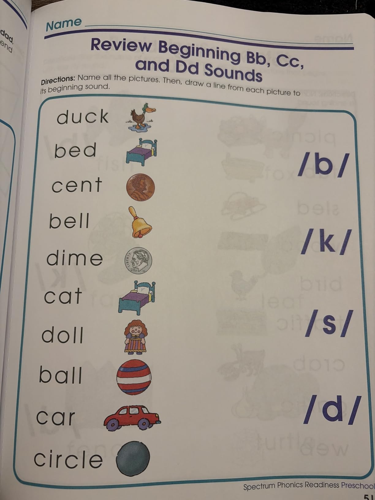 Spectrum Phonics Workbook for Toddlers Ages 2 to 4, Preschool Workbooks, Phonics Readiness, Alphabet and Letter Recognition, Vowels, Consonants, and Preschool Sight Words - 128 Pages customer photo 2