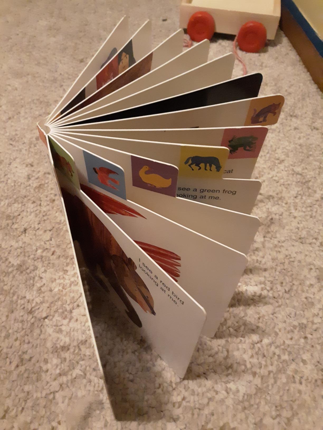 Lift-the-Tab: Brown Bear, Brown Bear, What Do You See?: Classic Novelty Lift-the-Tab (Brown Bear and Friends) customer photo 2
