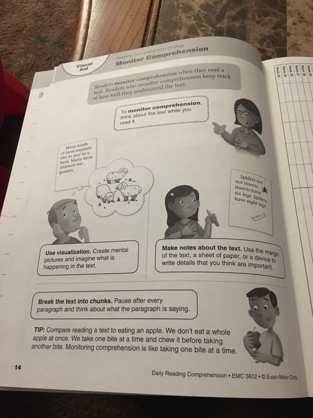 Evan-Moor Daily Reading Comprehension, Grade 2 - Homeschooling & Classroom Resource Workbook, Reproducible Worksheets, Teaching Edition, Fiction and Nonfiction, Lesson Plans, Test Prep customer photo 1