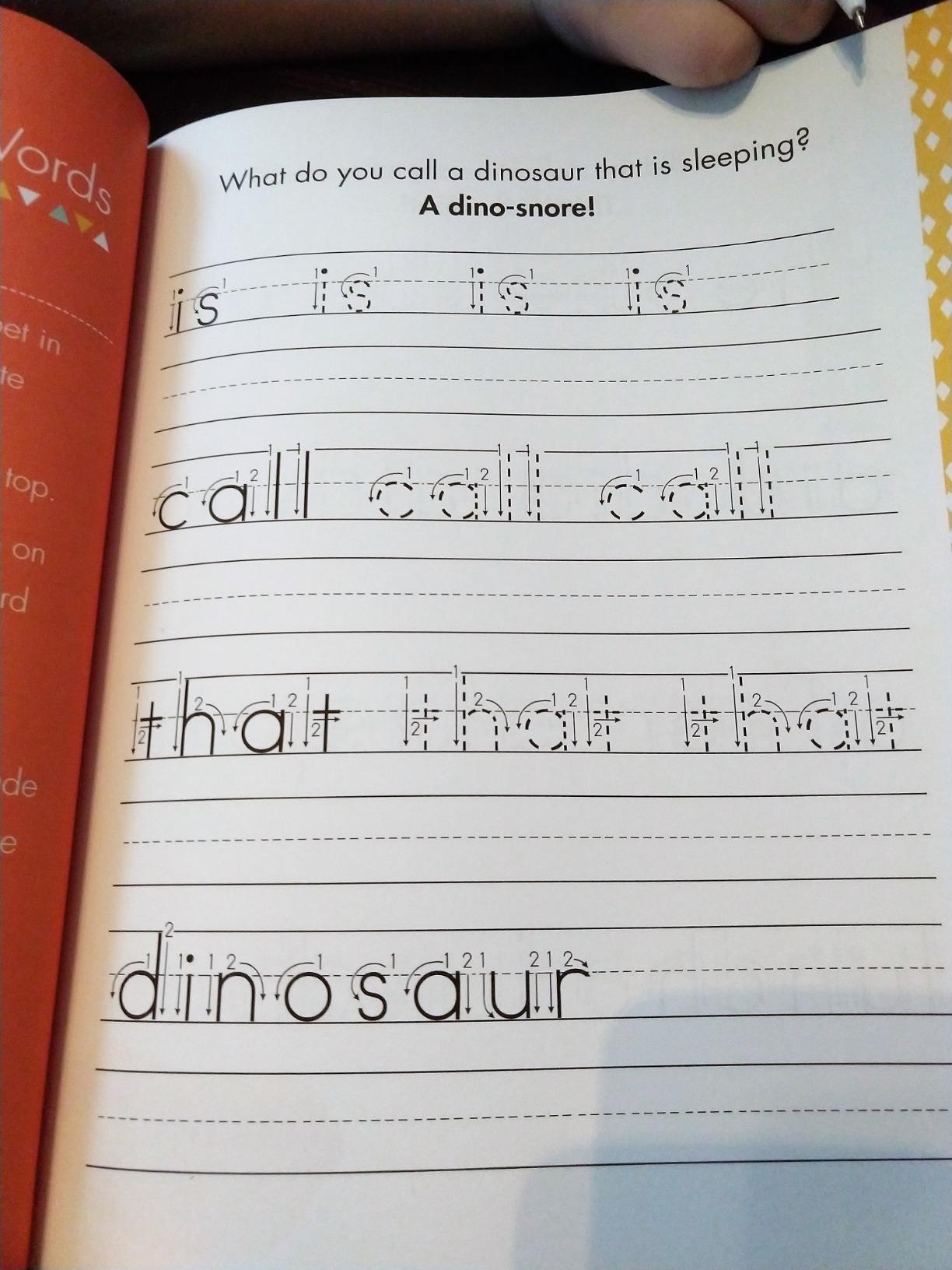 The Print Handwriting Workbook for Kids: Laugh, Learn, and Practice Print with Jokes and Riddles customer photo 2