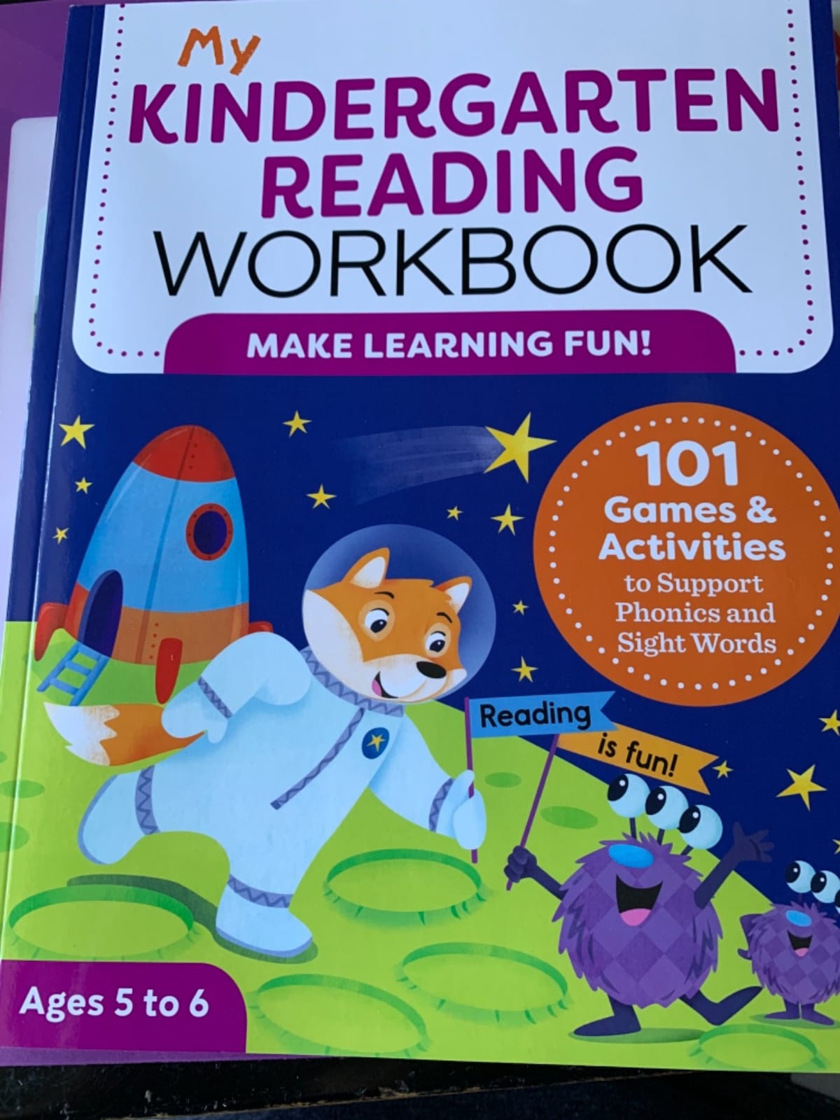 My Kindergarten Reading Workbook: 101 Games and Activities to Support Phonics and Sight Words customer photo 1