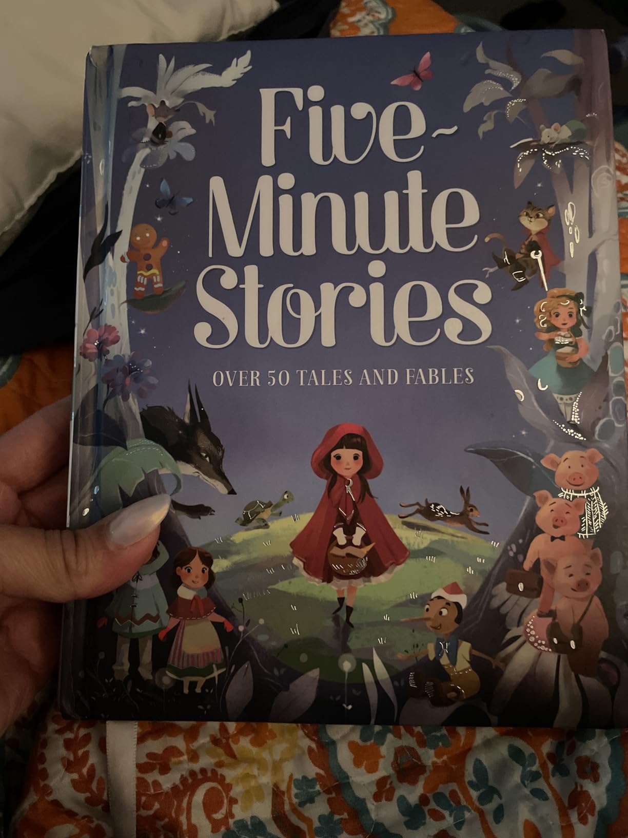Five-Minute Stories - Over 50 Tales and Fables: Short Nursery Rhymes, Fairy Tales, and Bedtime Collections for Children customer photo 2