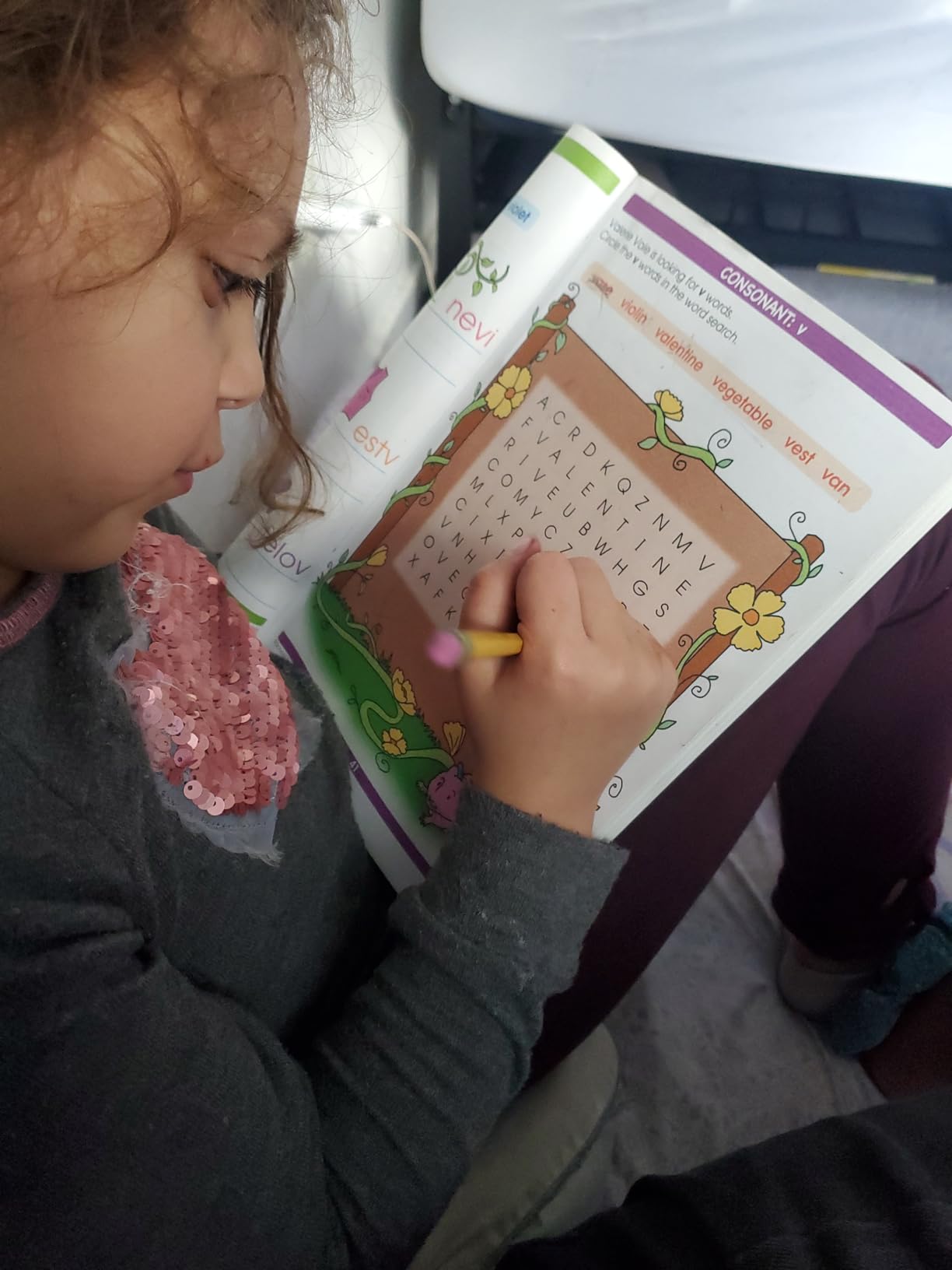 School Zone Big Reading 1-2 Workbook: 320 Pages, 1st Grade, 2nd Grade, Story Order, Parts of Speech, Comprehension, Phonics, Vowels, Ages 6-8 customer photo 1