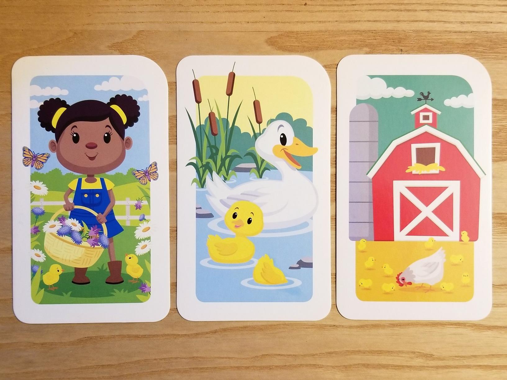 School Zone Memory Match Farm Card Game: 56 Game Cards, Preschool, Kindergarten, Animals, Early Reading, Counting, Matching, Vocabulary, Ages 3+ customer photo 1