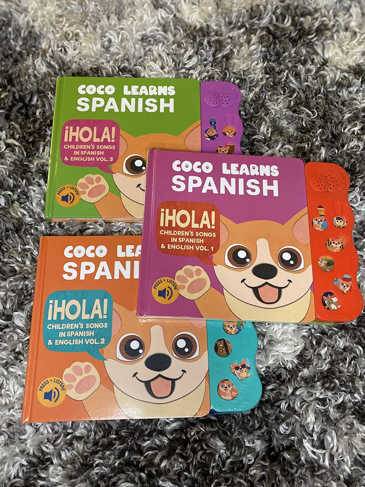 Coco Learns Spanish Vol. 1, Spanish Books for Kids 1-3, Toddlers & Babies | Bilingual Baby Books, Musical Learning Toys for Toddlers 1-3, Educational Learning Sound Toy; Libros En Español Para Niños customer photo 2