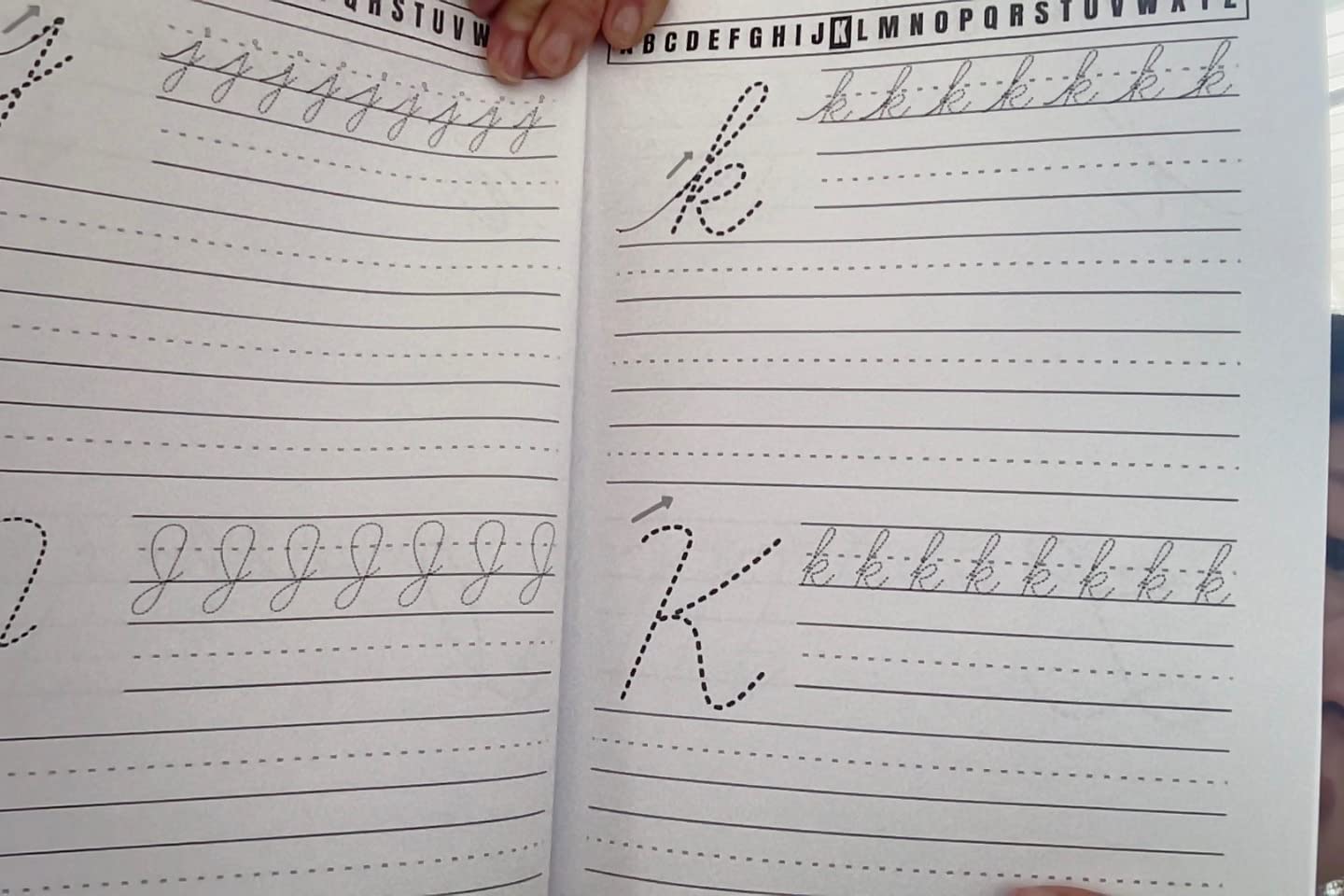 Cursive Handwriting Workbook for Kids: 3-in-1 Writing Practice Book to Master Letters, Words & Sentences customer photo 1