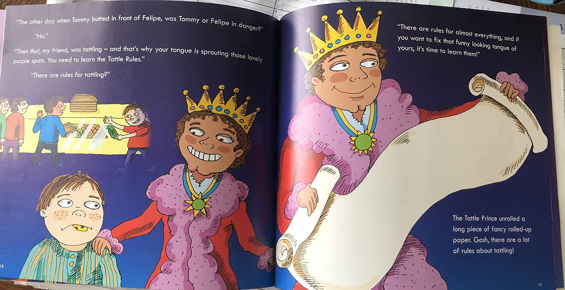 A Bad Case of Tattle Tongue: A Picture Book That Helps Kids Learn the Difference Between Tattling and Telling customer photo 2