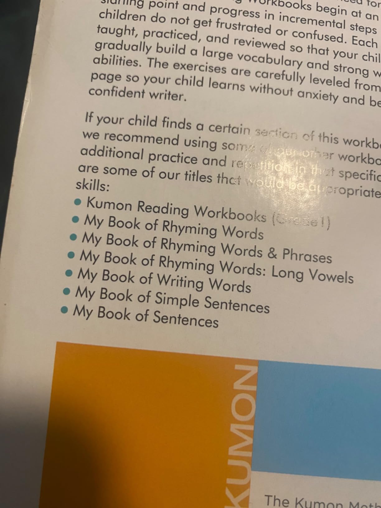 Kumon Grade 1 Reading (Kumon Reading Workbooks) customer photo 1