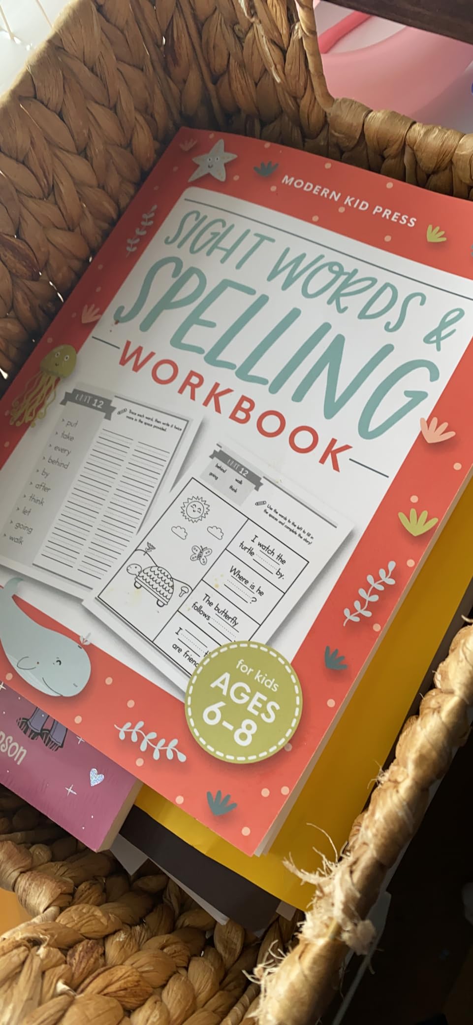 Sight Words and Spelling Workbook for Kids Ages 6-8: Learn to Write and Spell Essential Words | Kindergarten Workbook, 1st Grade Workbook and 2nd Grade Workbook | Reading & Phonics Activities + Worksheets customer photo 2