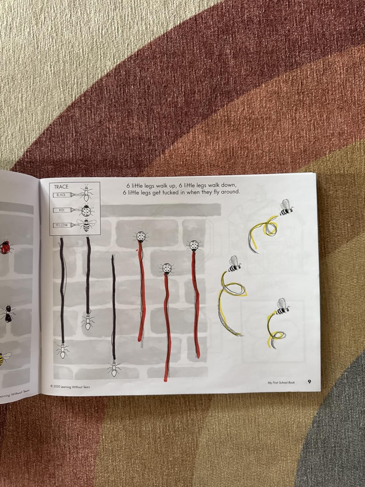 Learning Without Tears My First School Book Workbook, Pre-Writing, Pre-K | Develop motor skills with crayons to write shapes, capitals & numbers; fading lines; for classroom, homeschool, tutoring, OT customer photo 2