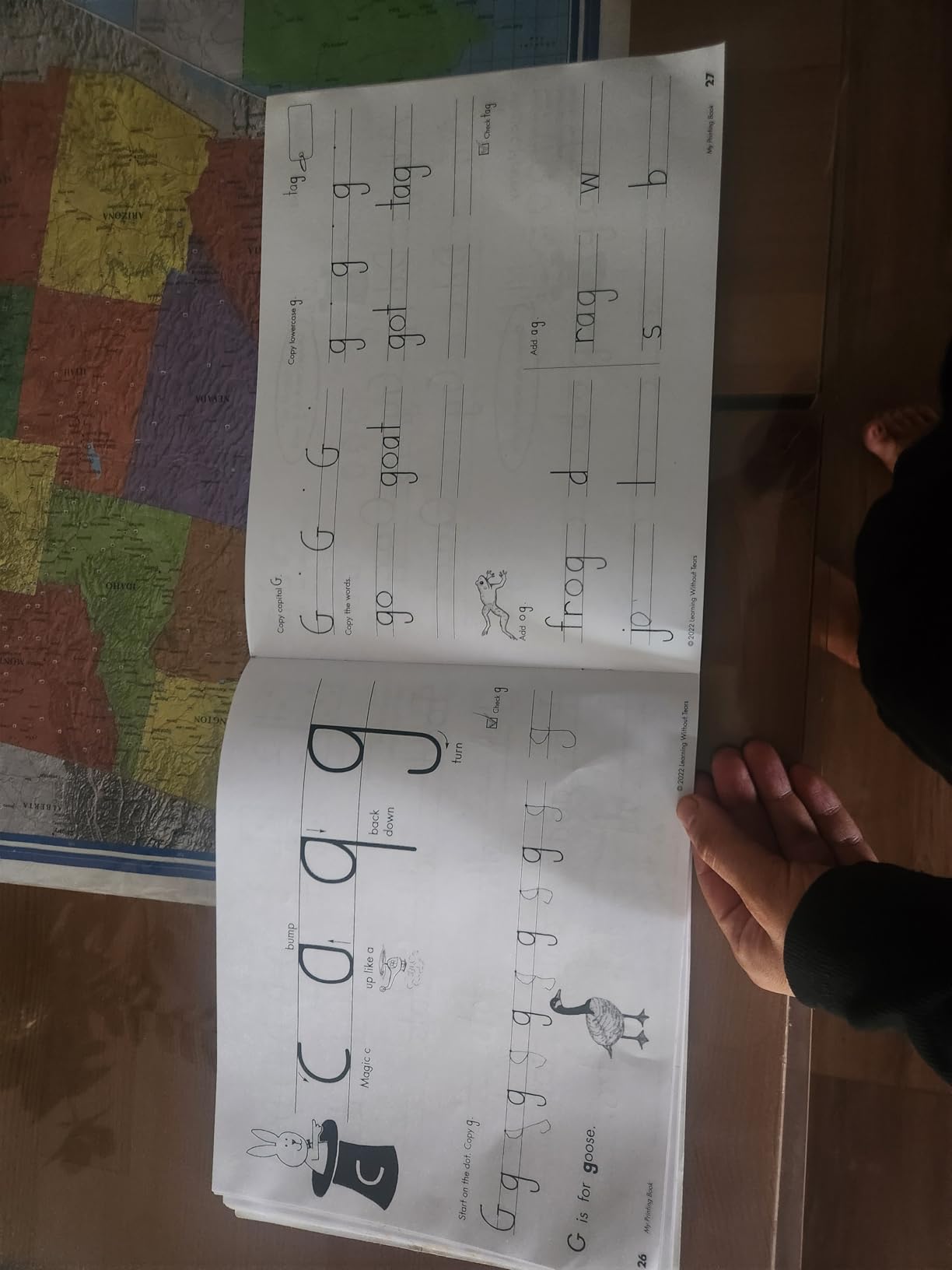 My Printing Book Workbook, 1st Grade+, Age 6+ | Practice print handwriting with lessons that cover other language arts skills; for classroom, homeschool, tutoring, OT customer photo 1