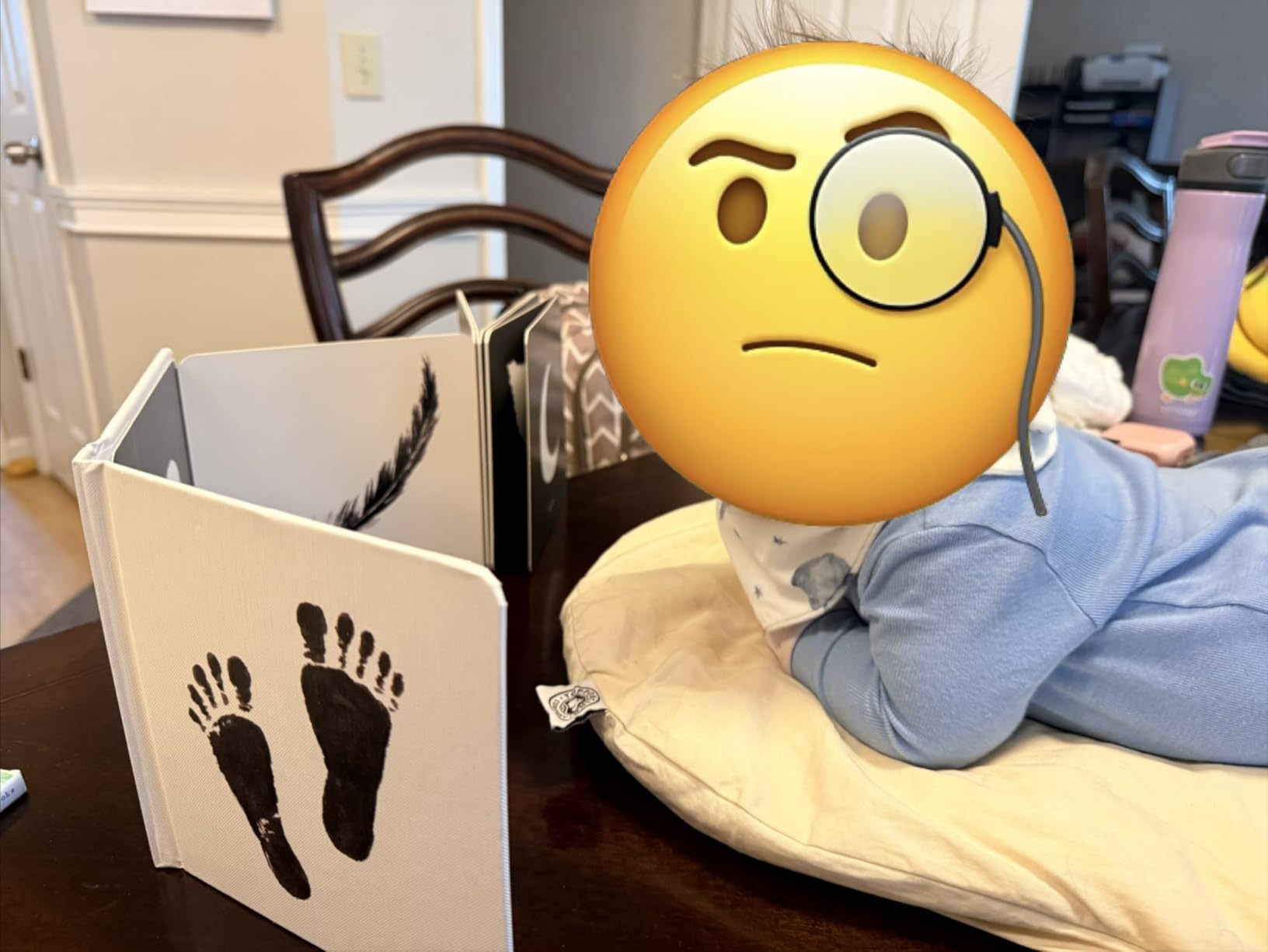 Baby's Tummy Time Book Box Set: A 3-Book Box Set of High-Contrast Art for Visual Stimulation at Tummy Time (Tabitha Paige Children's Book Series) customer photo 1