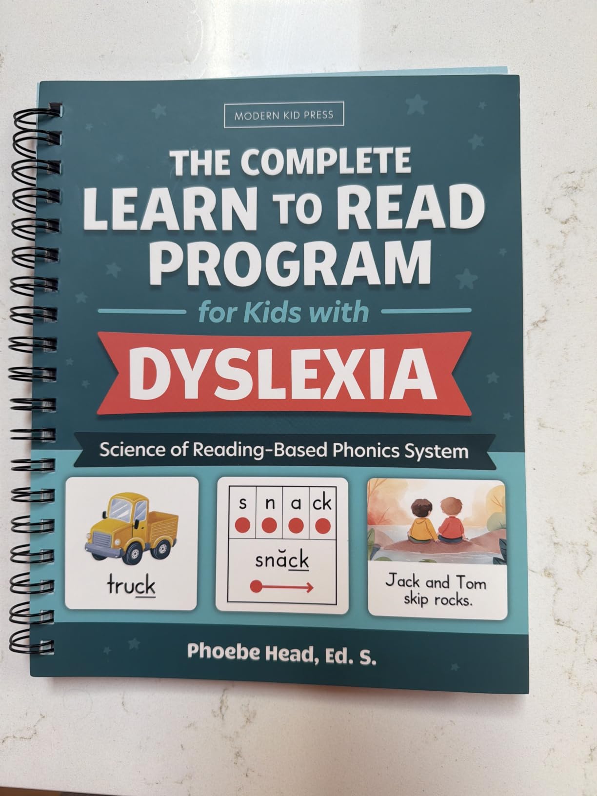 The Complete Learn to Read Program for Kids with Dyslexia: A Step-by-Step Phonics Workbook with Guided Lessons and Decodable Stories customer photo 1