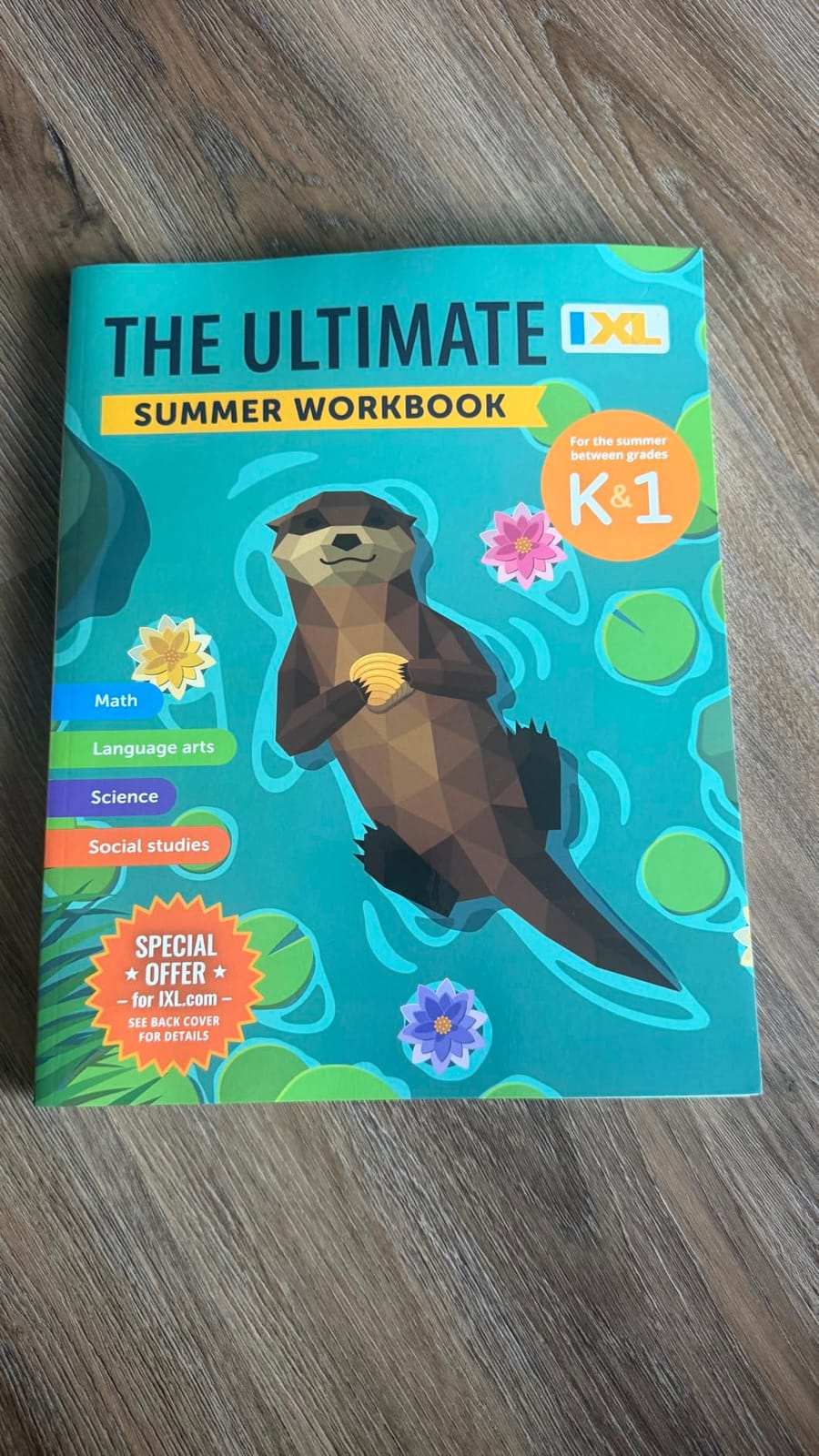 IXL Ultimate Summer Kindergarten to 1st Grade Workbook, Math, Reading Comprehension, Language Arts, Geography, Science, Social Studies, and Writing Practice for Kids (IXL Ultimate Summer Workbooks) customer photo 1