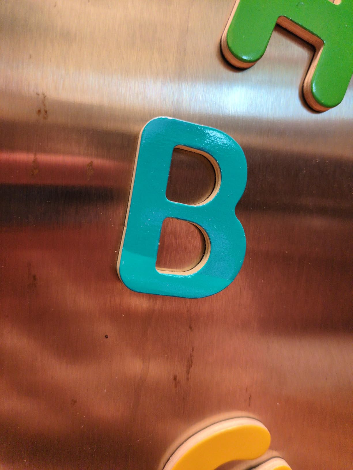Melissa & Doug Deluxe Magnetic Letters and Numbers Set - 89 Wooden Alphabet Magnets & Numbers customer photo 1