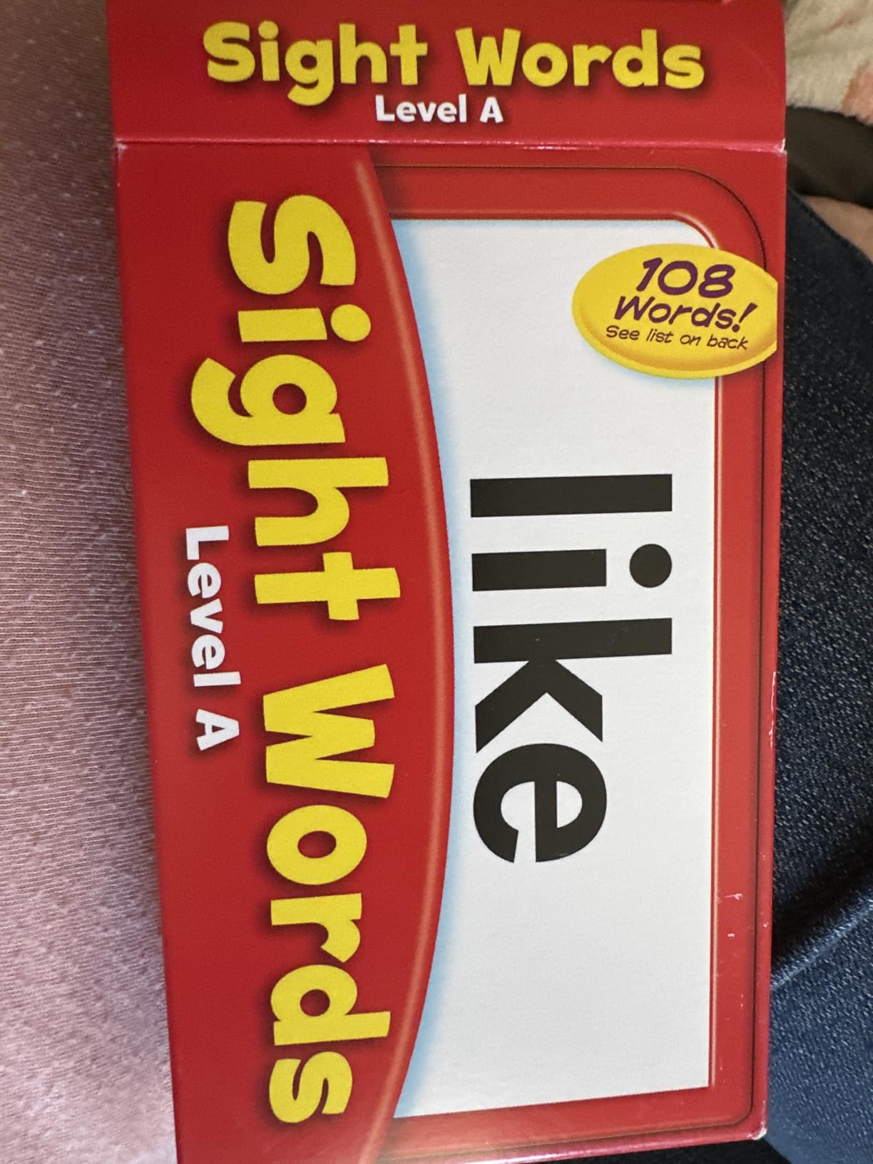 Trend Enterprises: Sight Words Level A Pocket Flash Cards, Great for Skill Building and Test Prep, 56 Two-Sided Cards Included, 108 Commonly-Used Words, for Ages 4 and Up customer photo 1