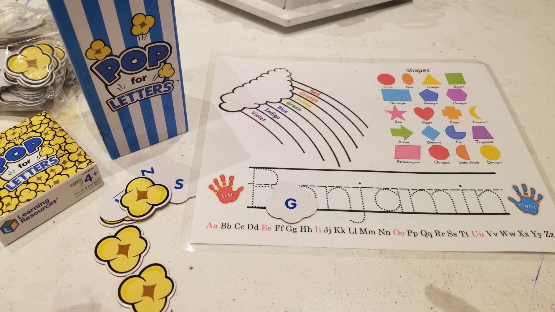 Learning Resources Pop for Letters, Early Phonics Game, Alphabet Recognition, ABCs, 8 Pop Cards, Ages 4+, Grades PreK+ customer photo 2