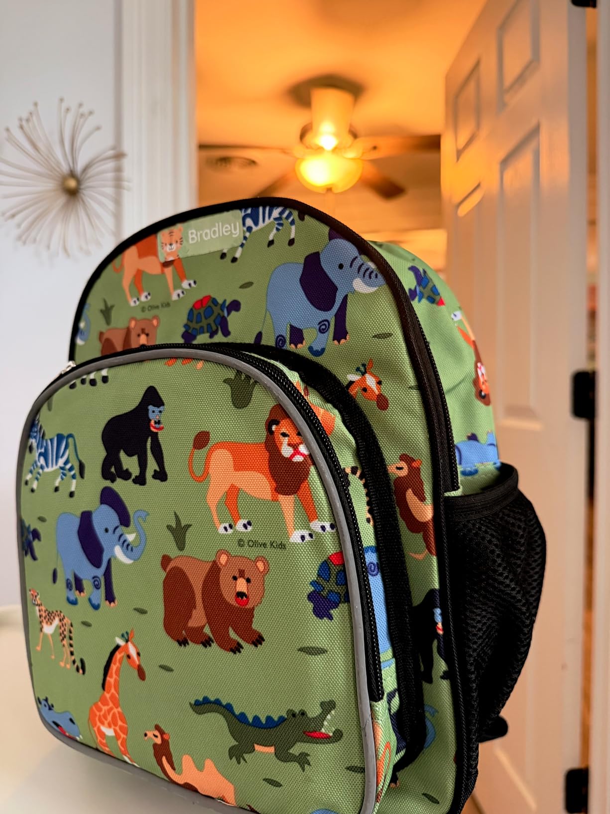 Wildkin 12 Inch Toddler Backpack for Kids, Trains, Planes, and Trucks customer photo 1